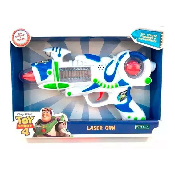 Pistola Laser Gun Luz Y Sonido Toy Story Ditoys 2276