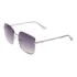 Anteojos de sol Guess GU7615 armazón plateado y lente gris