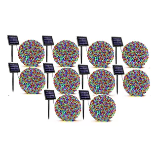 Luces De Navidad Y Decorativas Gdlite Solar 10m De Largo - Multicolor