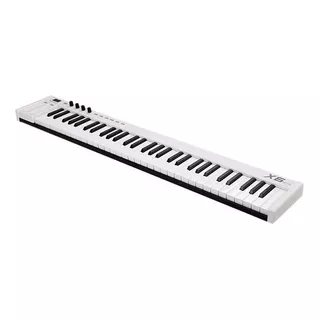 Teclado Controlador Midi Usb Amw X6 Mini 61 Teclas . Loja ! Cor Branco 110v/220v (bivolt)