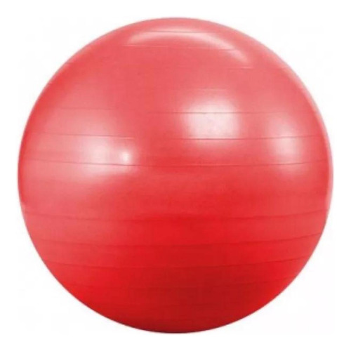 Pelota Pilates 75cm Ejercicio Yoga Inflable Equilibrio Color Rojo