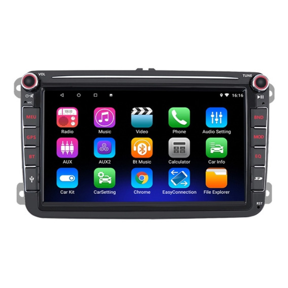 Radio Carro Android Volkswagen Wifi Apps Con Interfaz Timon