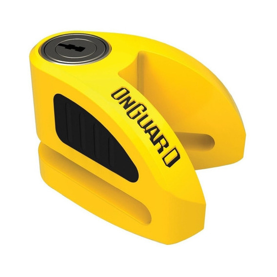 Candado De Disco Onguard 8051 Perno 5.5mm Moto Amarillo