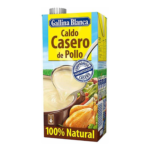 Caldo Gallina Blanca Casero De Pollo 1l
