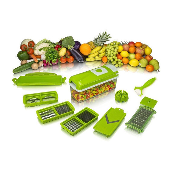 Nicer Dicer Plus Cortador Verduras Rallador Frutas