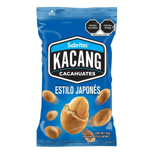 4 Pack Cacahuates Japones Kacang 185gr