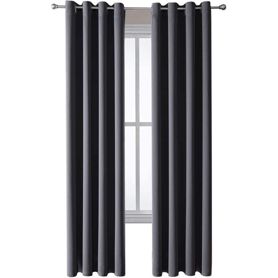 Cortinas Blackout Recamaras Economicas Largas 275x241cm,2pzs