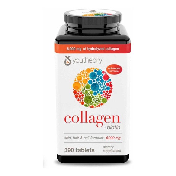 Colageno + Biotin Youtheory 390 Tab - Unidad a $291