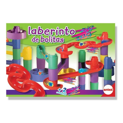 Laberinto De Bolitas Zig Zag Antex Color Multicolor