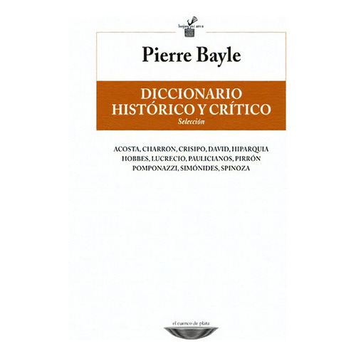 Diccionario Histórico Y Critico - Pierre Bayle