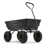 Dump Cart Gorilla Carts Poly Garden, 275 Kg, Con Marco De Ac