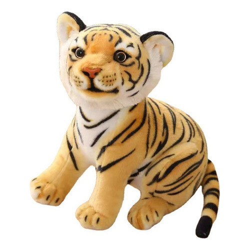 Muñeco De Peluche De Tigre Simulado 20cm Color 1