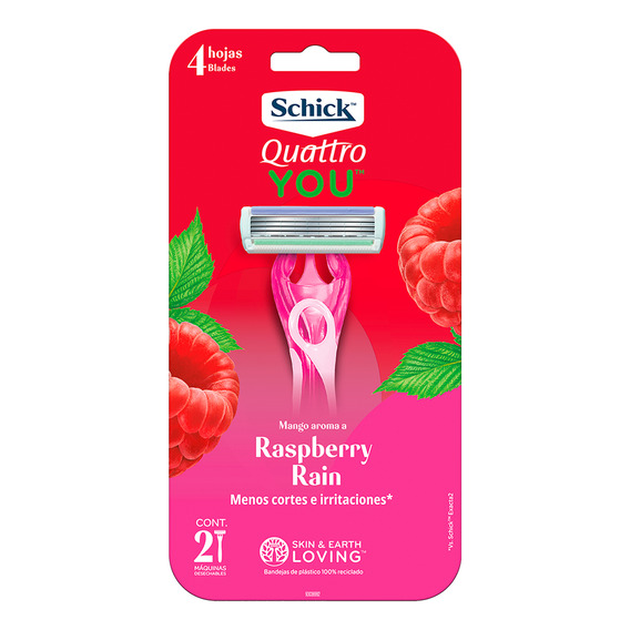 Maquina De Afeitar Schick Quattro You Raspberry