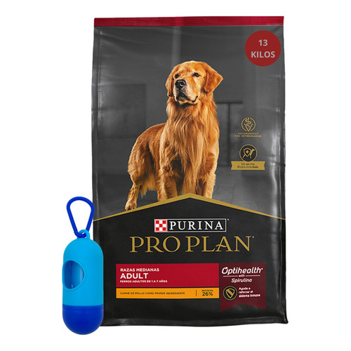 Pack Pro Plan Optihealth Adulto Razas Medianas 13kg