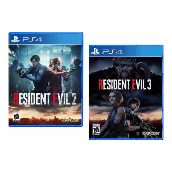 Combo Pack Resident Evil 2 Remake + Resident 3 Ps4 Nuevos*