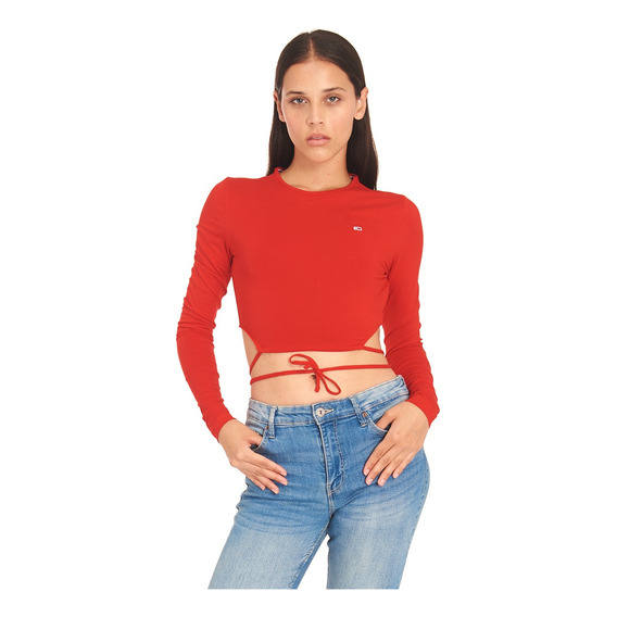 Crop Top Tommy Jeans Mujer Dw0dw16922