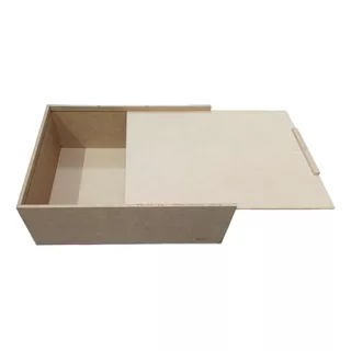 Caja Sorpresa Con Tapa Deslizable De Mdf De 6 Mm