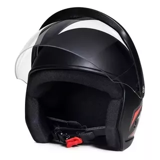 Capacete Wind Aberto V3 Tecno Preto Fosco Taurus