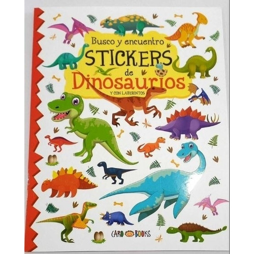 Busco Y Encuentro Stickers De Dinosaurios