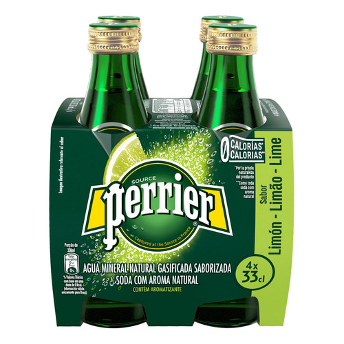 Agua Mineral Manantial Limon Perrier 330 Ml