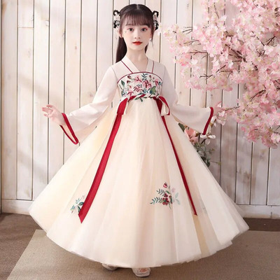 Nuevo Vestido Hanfu Para Niños Japoneses Y Coreanos De 3-12t