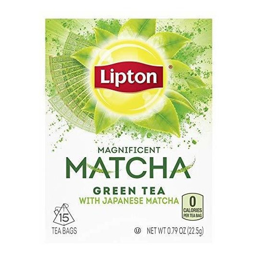 Lipton té verde con matcha japonés 15 bolsas de té