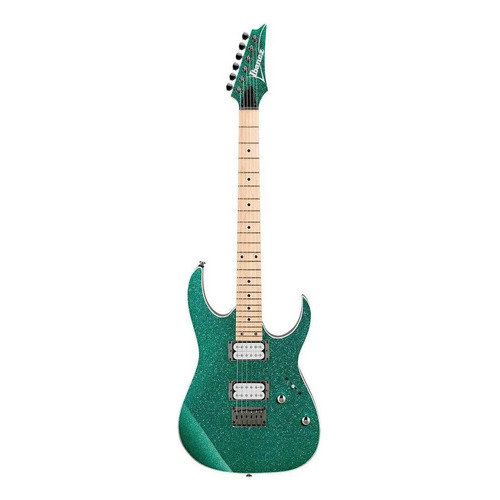 Guitarra eléctrica Ibanez RG Standard RG421 superstrato de álamo turquoise sparkle con diapasón de arce