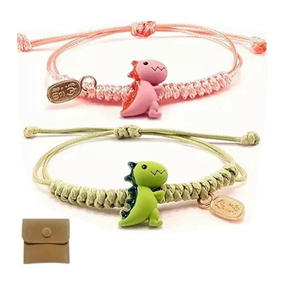 Bonita Pulsera Pareja Más Bolsa De Joyería 2 Piezas