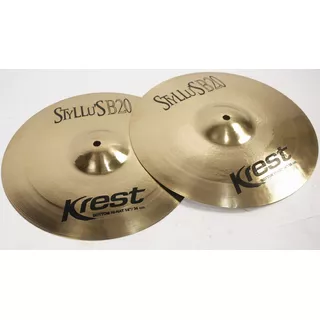 Prato Chimbal Hi-hat 14 By Krest Bronze B20 - Linha Styllus