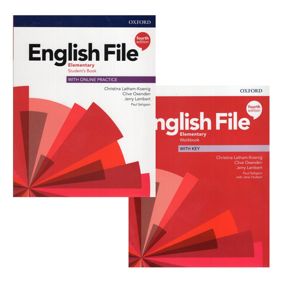 Libro: English File Elementary Student's Book + Workbook 4ed