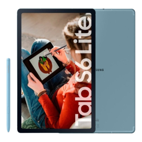 Tablet Samsung Galaxy Tab S6 Lite Pantalla 10.4'' + Funda Color Azul