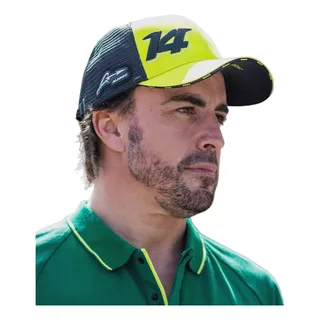 Gorra Fernando Alonso Aston Martin F1 Prenda Auténtica Kimoa