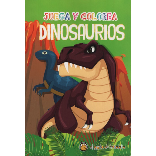 Libro Juega Y Colorea Dinosaurios