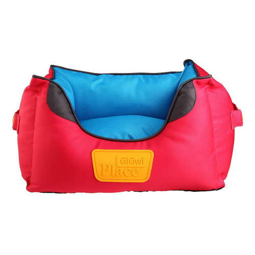 Cama Perro Gato Gigwi Place Rojo/azul Medium 55x45x23cm. Np