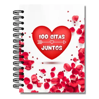 Álbum 100 Citas Juntos - Pétalos Y Corazones