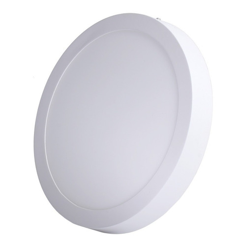 Plafon Led Redondo 18w 6500k Luz Frío Bright Color Blanco