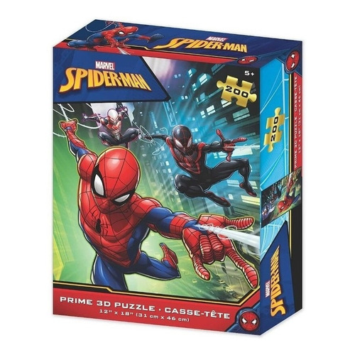 Puzzle Rompecabezas Prime 3d Spiderman Marvel 200 Pieza