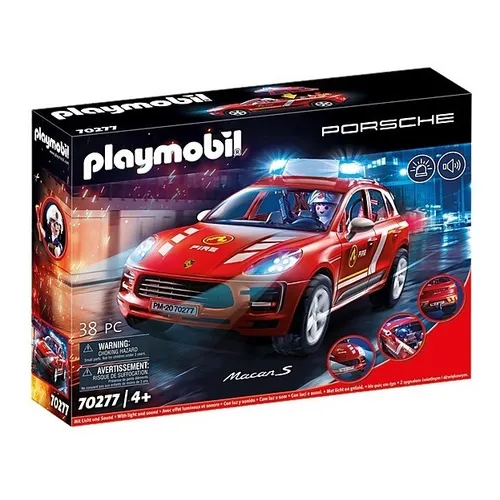 Playmobil Porsche Macan S De Bomberos Con Luces MercadoLibre