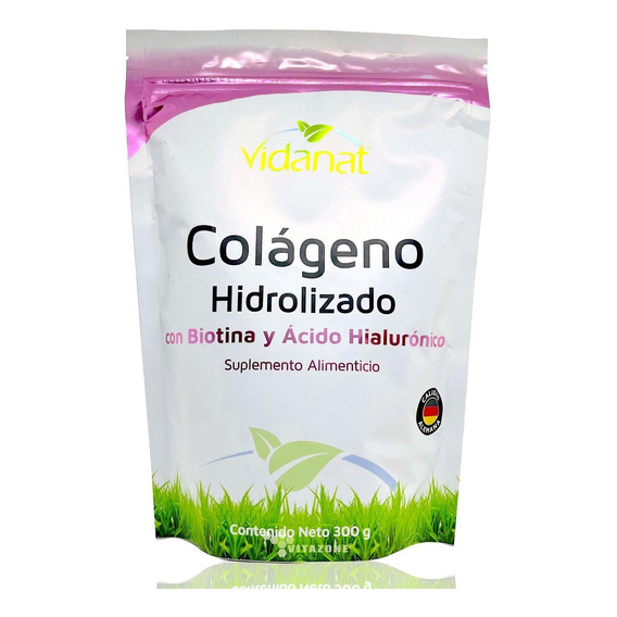 Colageno Hidrolizado Puro, Biotina, Acido Hialurónico 300 Gr