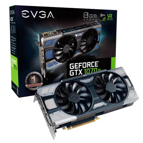 Placa Video Geforce Evga Gtx 1070ti 8gb Ftw2 Icxrgb Mexx