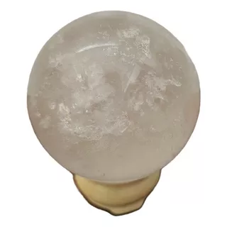 Bola De Cristal Esfera De Quartzo Transparente 404g / 5,5alt