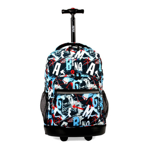 Mochila Con Carro J-world Sunrise Color Grafitti