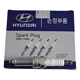Pack De 4 Bujías Hyundai Elantra 1.6  07-19  Original