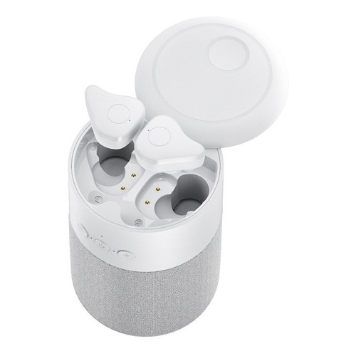 Auricular In Ear Parlante Bluetooth Haxly B20 Duetto Blanco