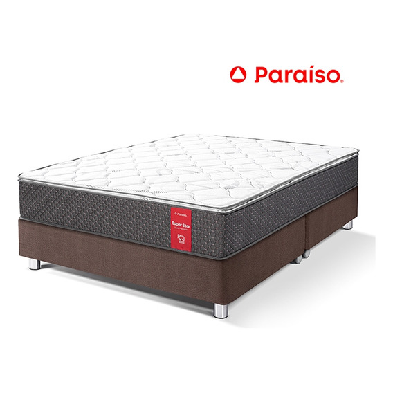 Cama Paraíso Super Star King Chocolate