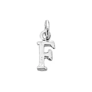 Colgante Letra F Mini Plata Fina 925