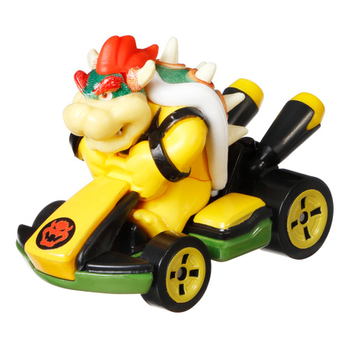 Hot Wheels Mario Kart Bowser Standard Kart Color Verde