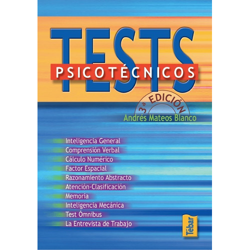 Libro Técnico Tests Psicotécnicos (3ºed.)