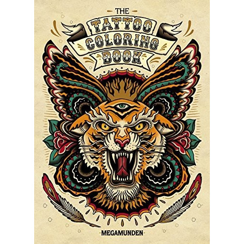 Libro Diseño Tatuajes Tattoo Colorear Ejemplos