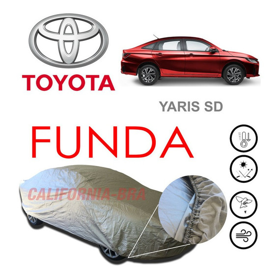 Funda Cubierta Lona Cubre Toyota Yaris Sd 2023